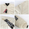 VETEMENTS リバーシブルボンバージャケット クリーム 63JA121C 145222313 [P]