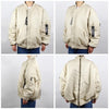 VETEMENTS リバーシブルボンバージャケット クリーム 63JA121C 145222313 [P]