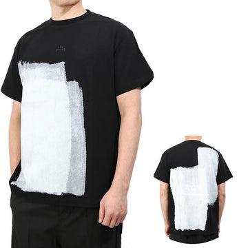 A-Cold-Wall ACWMTS007WHL BLACK Painting Short Sleeve T-Shirt 145223210