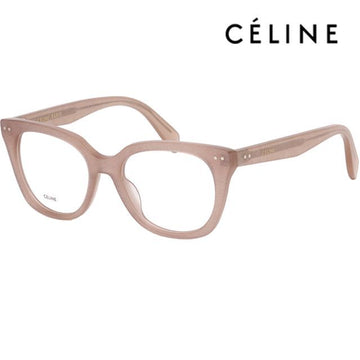 Celine Eyeglasses Frame CL50116I 074 Pink Pearl Cat Eye Acetate Square Fashion 145225188