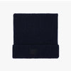 Acne Studios C40392 NAVY MELANGE Face Logo Patch Square Beanie 144730520 [P]
