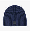 Acne Studios C40387 NAVY MELANGE Face Logo Patch Beanie 144730531 [P]