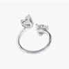 SWAROVSKI 5705591 メズメラ アトラクティブ ハート リング 55号 144730984 [P]