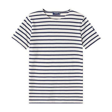 Saint James 2068 ECRU MARINE Kids Short Sleeve T-Shirt 51590088