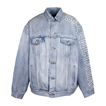 BALENCIAGA ロゴ ラージ フィット デニム ジャケット 767949TDW14 4016 145441943