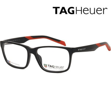 TAG HEUER Brille TH0552 005 Schwarz quadratisch Acetat 145453787