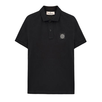 Stone Island Kids Logo Collar Short Sleeve T-Shirt 145453837
