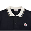 Moncler Kids Patch Logo Collar T-Shirt 145454176 [P]