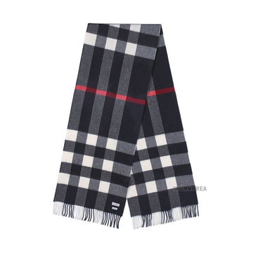 Burberry MU HALF MEGA CHECK SCARF A1222 FW24 123539204
