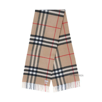 BURBERRY MU GIANT CHK SFA CS SC A7026 FW25 チェック カシミヤ スカーフ 8076576 140049943