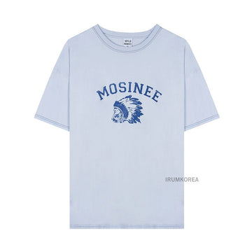 WILD DONKEY Mosainee T-Shirt mit Kurzarm T MOSINEE EXTRASTRONG WASHED ROYAL BLUE 72707279