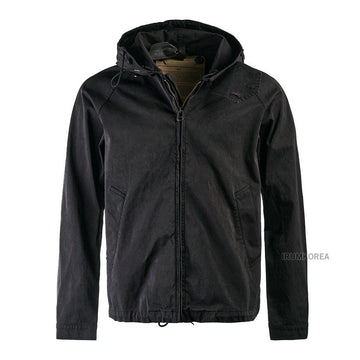 TEN C Männer Garment Dyed Kapuzenjacke 13CTCUC04032 002105 999 75413751