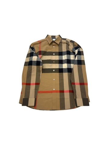 BURBERRY チェックストレッチコットン メンズシャツ 8010213 145515255