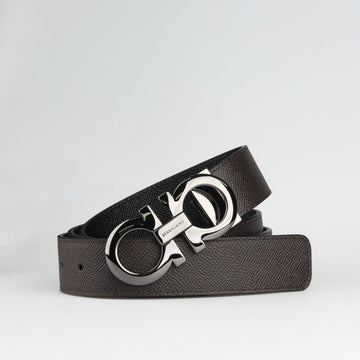 Salvatore Ferragamo Double Gancini Reversible Belt 67 5542 0689112 153693477
