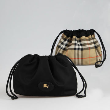 BURBERRY Reversible Horseshoe String Pouch 8111317 145742742