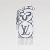 Louis Vuitton Medallion Scarf Gray M92857 145562589 [P]