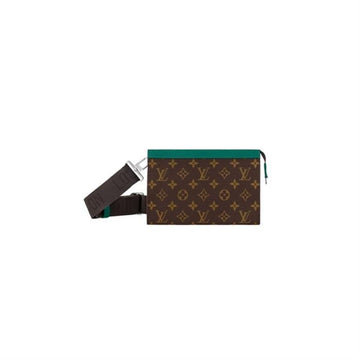 LOUIS VUITTON Tragbare Geldbörse grün M12814 / Herren Umhängetasche 145562611 [P]