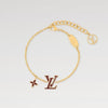 LOUIS VUITTON アイコニック エナメル ブレスレット ブラウン M1528A 145562653 [P]