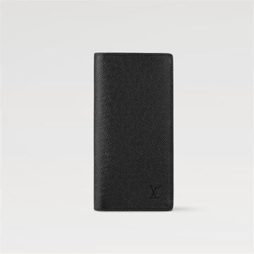 Louis Vuitton Wallet Black Taiga Leather M30501 145562669 [P]