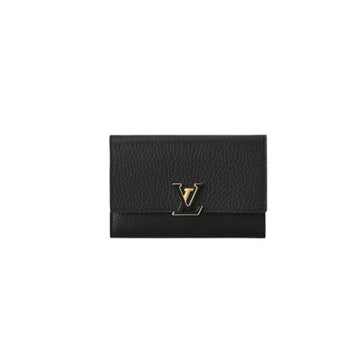 Louis Vuitton Capucines Wallet Black M62157 / Women's Coin Wallet 145562967 [P]