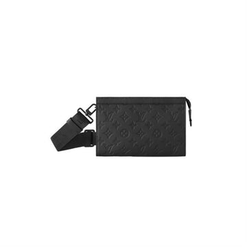 LOUIS VUITTON Tragbare Geldbörse schwarz M81115 145563180 [P]