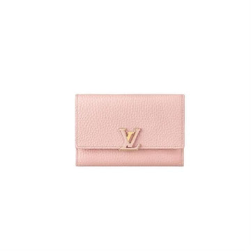 Louis Vuitton Capucines Compact Wallet Rose Jasmine M82361 145563492 [P]