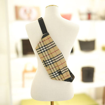 Burberry Sling Bag Nylon Beige 80706601 145698318