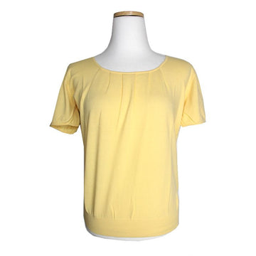 OTHER BRAND ヘレナ ライトイエロー コットンニット トップス 44, 55 145699204