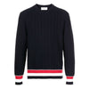 Thom Browne Striped Trimming Pullover Knit MKA384A Y3009 415 48463447 [P]