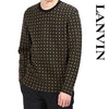LANVIN Geometrischer Rundhalsstrickpullover 1310 145741769 [P]