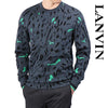 LANVIN Fog Jacquard Rundhalsstrickpullover 17 145741772 [P]