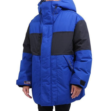 LANVIN Zweifarbige Kapuze Daunenjacke RMOU0014A18 145741778