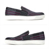 LANVIN FM SKDBMO TGGN P16 1870 レザー ウーブン スリッポン 145741818 [P]