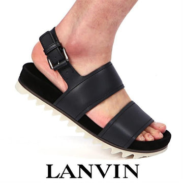 LANVIN CSDSZ2 VEEA P16 18 シャークソール サンダル 145741821
