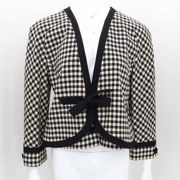 Valentino Black White Checked Jacket kk38884621 145750179