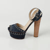 Prada Studded Sandal Heel Size 38 145698797 [P]