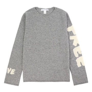 Comme Des Garcons Gray Strong Will Knitted Sweater FN-N007 3 145753323