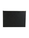 THOM BROWNE Pebble Grain Medium Clutch / Schwarz (MAC021L 00198 001) 145753661 [P]