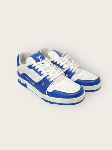 LOUIS VUITTON Blau LV Monogram Trainer Sneakers 7 145753669