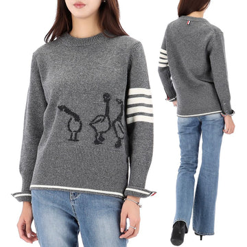 THOM BROWNE 4-Baum Gänsedaunen Merinowolle Strick FKA499A Y1029 035 145793050