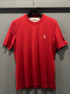 BRUNELLO CUCINELLI Rote Rundhals Kurzarm M0T618440 CKL23 145813193 [P]