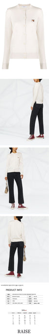 MAISON KITSUNE 22FW ウィメンズ フォックスヘッドカーディガン エクリュ IW00506KT1036 P701 49391868 [P]