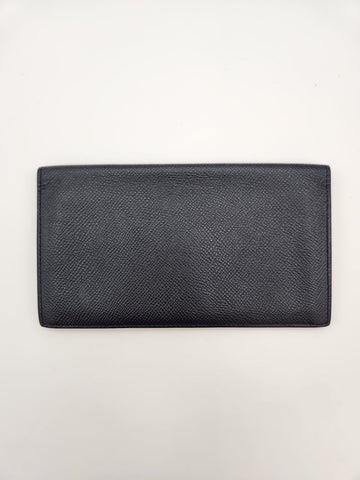Hermes Citizen Tiwil Long Wallet Navy Y stamp Condition A 145822366
