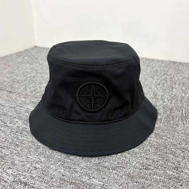 Stone Island Compass Logo Cotton Labs Bucket Hat (V0029) 145822588