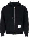 THOM BROWNE Kapuzensweatjacke mit drei Streifen grau (MJT153A 03377 055) und navy (MJT153A 03377 415) 145822695 [P]