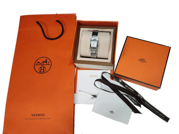 Hermes Hermès H Hour PM Steel Women's Watch 12345 145869112