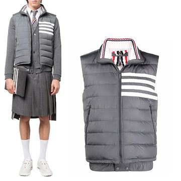 THOM BROWNE 25FW ノーマージンセール 斜めツイルダウンパディングベスト MVD024X 145869186