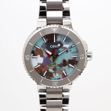 Oris Aquis Date Upcycle 36.5MM Steel Watch 72254591 145870733