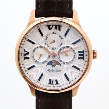 MATHEY TISSOT Metityssot H1886RPI Edmond Moonphase Gold Quarz 42MM Uhr kk80178791 145872461