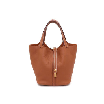 HERMES ロック ピコタン22 キャメル ゴールド ハードウェア トリヨン クレマン ス トートバッグkk32524913 145875410